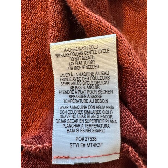 Bobeau Boat Neck Size Large Rushed Puff Short Sleeve Knit Stretch Top NWT - Picture 7 of 8